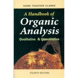 A Handbook of Organic Analysis: Qualitative & Quantitative (PB)