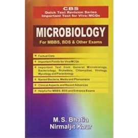 CBS Quick Text Revision Series Important Text for Viva / MCQs: Microbiology for MBBS, BDS & Other Exams (PB)