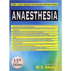 CBS Quick Medical Examination Review Series:  Anaesthesia, 15e (PB)