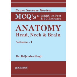 Anatomy: HeadNeck & Brain  (Vol. 1) - Exam Success Review MCQs for MBBS Ist Prof & PG Entrance