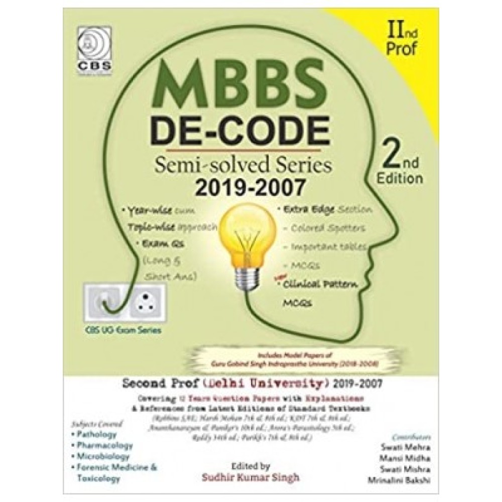 MMBS DE CODE SEMI SOLVED SERIES 2019-2007 2 PROF 2ED (PB)