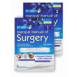 Manipal Manual Of Surgery, 6e 2 Vol Set (PB) (Cbme Edition)