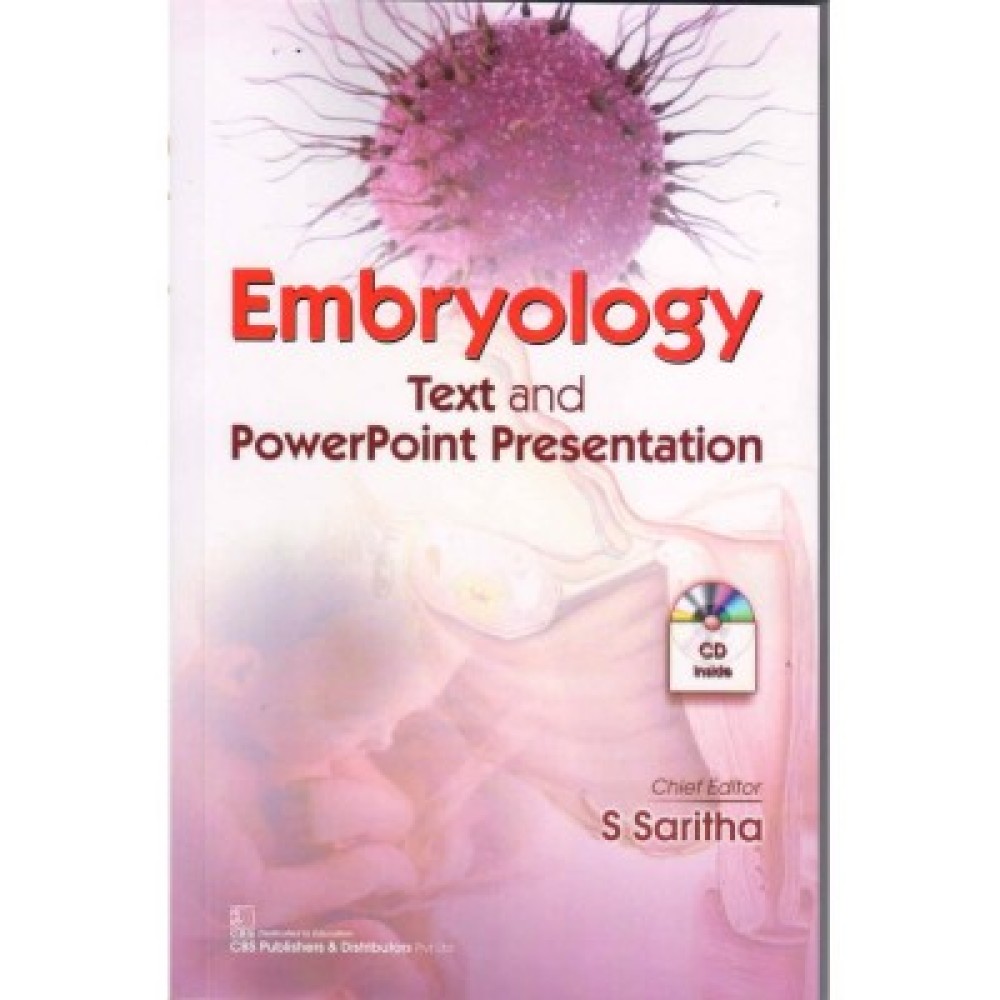 Embryology Text and Powerpoint Presentation In CD (PB)