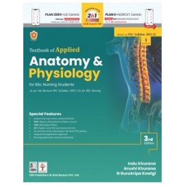 Textbook Of Applied Anatomy And Physiology For Bsc Nursing Students, 3e (PB)