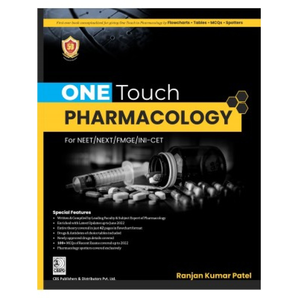 One Touch Pharmacology For Neet/Next/Fmge/Ini/Cet (PB)