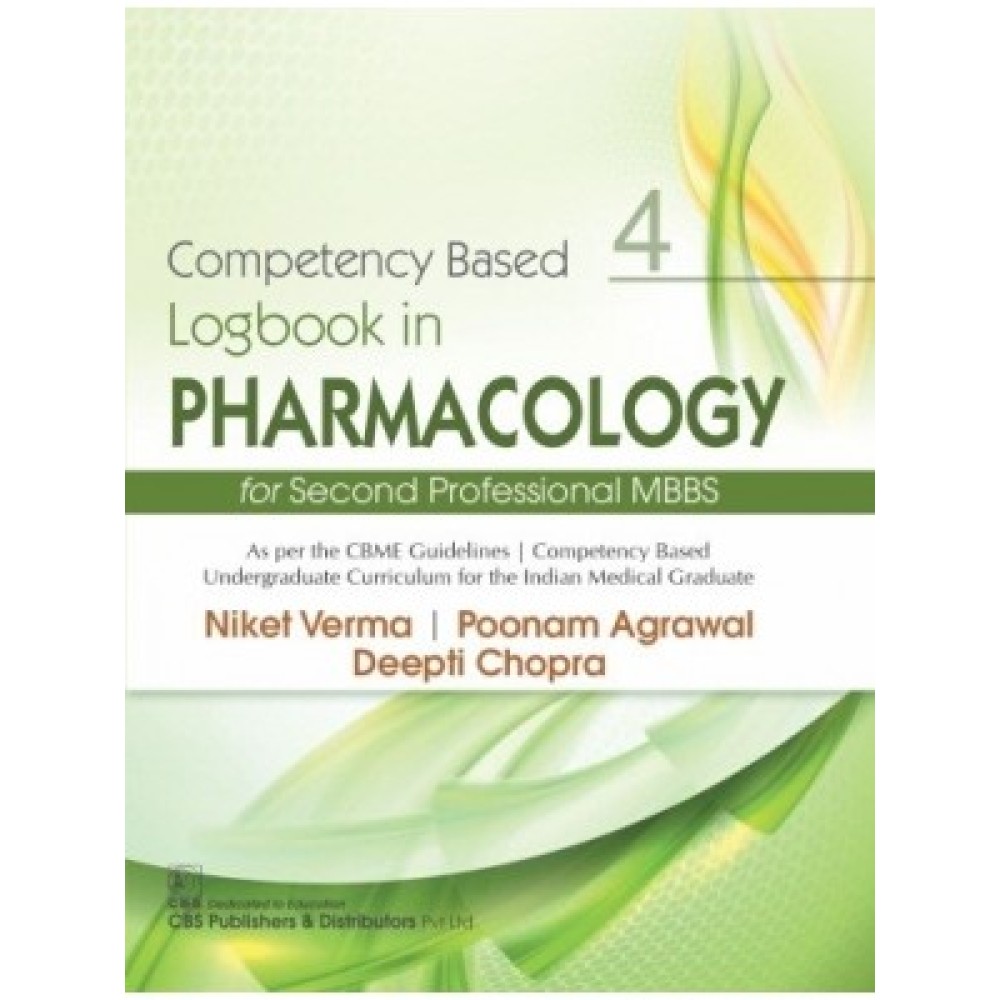 Competency Based Logbook In Pharmacology S For Second Professional MBBS (PB)