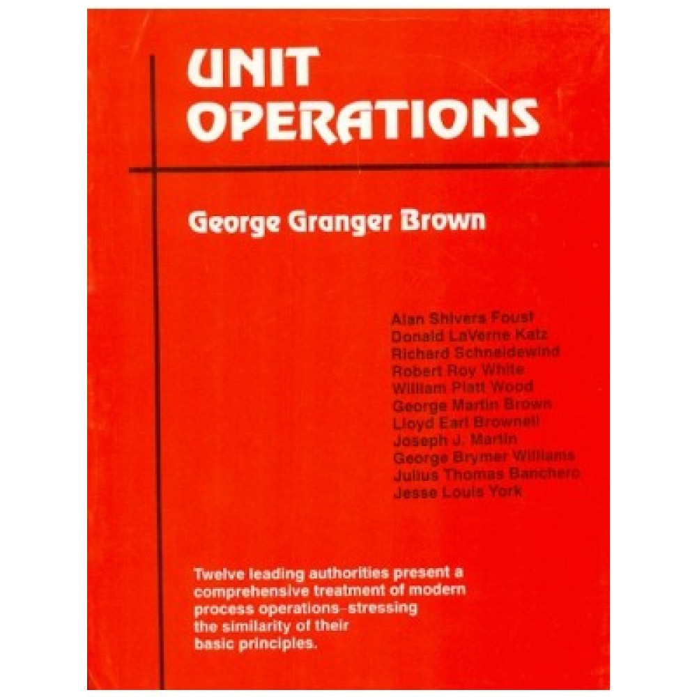 Unit Operations (HB)